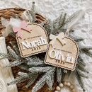 3D Bow Custom Baby's 1st Christmas Ornament