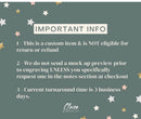 Custom Birth Announcement Stat Disc - Claire Elise Serif