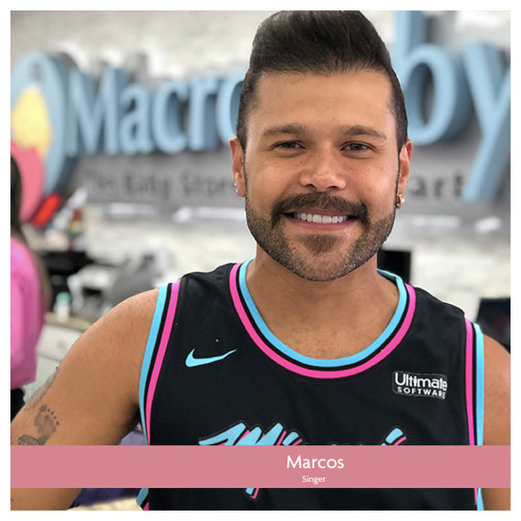 Marcos from Marcos Belluti Shopping for Baby Gear at MacroBaby