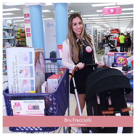 Bru Fracciolli Shopping for her Baby Checklist at MacroBaby. 