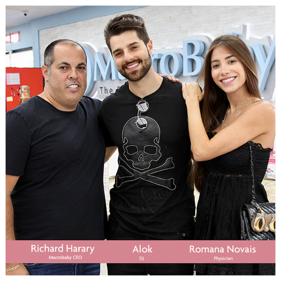 Richard Harary, DJ Alok and Romana Novaes Shopping for their Baby at MacroBaby in Orlando, Florida