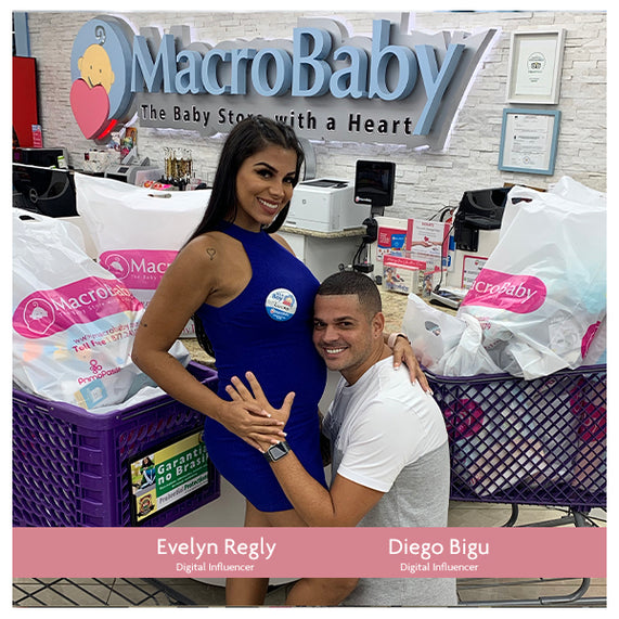 Evelyn Regly & Diego Shopping for her Baby at MacroBaby in Orlando