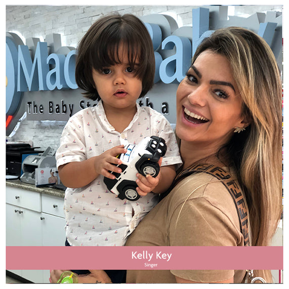Kelly Key Shopping for Toys with her Son at MacroBaby in Orlando