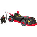 Imaginext DC Super Friends, Ninja Armor Batmobile, Black/Red Image 3