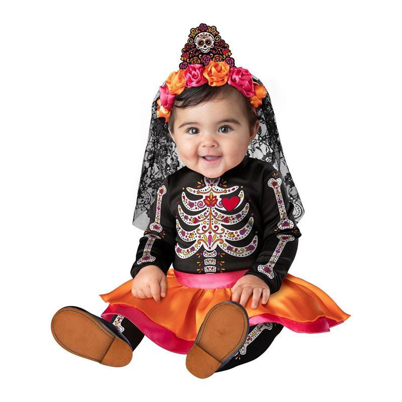 Incharacter Baby Halloween Costume Sugar Skull Sweetie Image 1