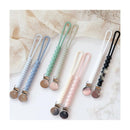 Infantino - All-In-One Pacigrip Silicone Holder 2Pk, Black/White Image 3