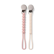 Infantino - All-In-One Pacigrip Silicone Holder 2Pk, Dusty Rose Image 1