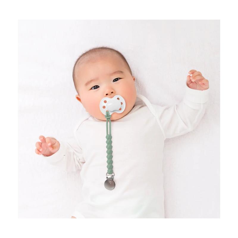 Infantino - All-In-One Pacigrip Silicone Holder 2Pk, Sage Green Image 3