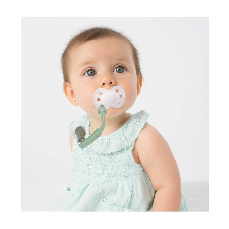 Infantino - All-In-One Pacigrip Silicone Holder 2Pk, Sage Green Image 4