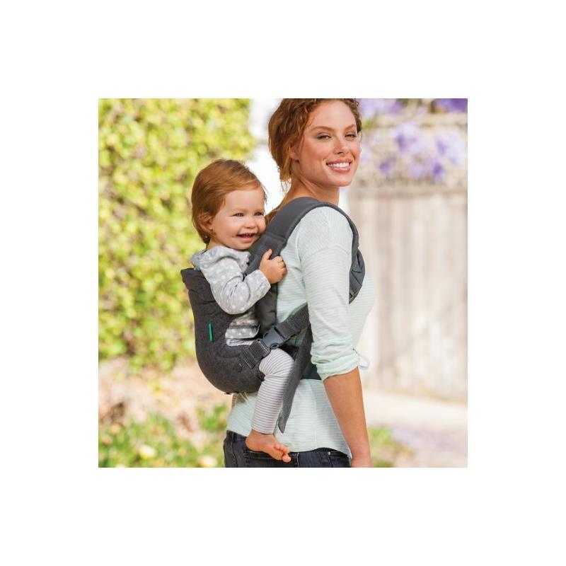 Infantino Flip Advanced 4-in-1 Convertible Carrier, Light Grey Image 5