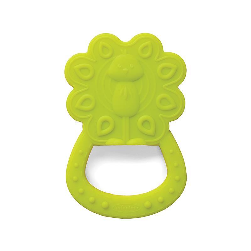 Infantino Flipsiders Silicone Teether, Green Image 1
