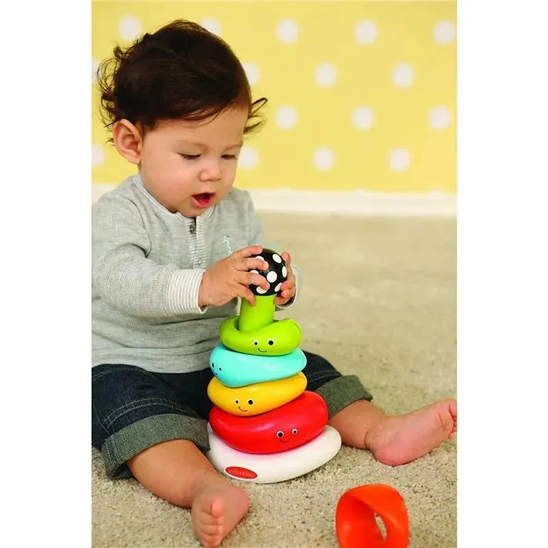 Infantino Funny Faces Ring Stacker