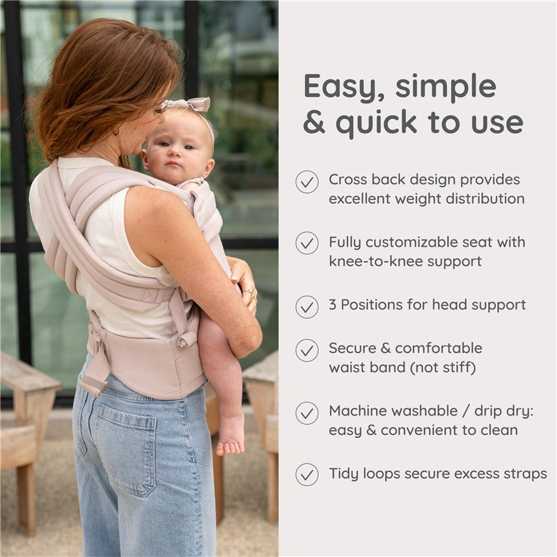 Infantino Honey Blossom Airy Baby Carrier - Moon Beam Image 7