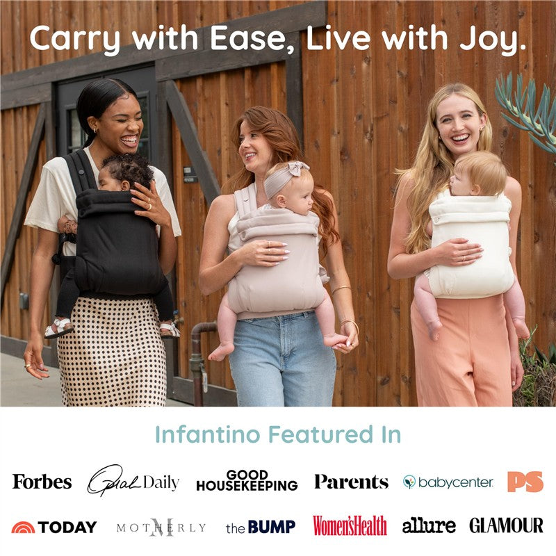 Infantino Honey Blossom Airy Baby Carrier - Moon Beam Image 8