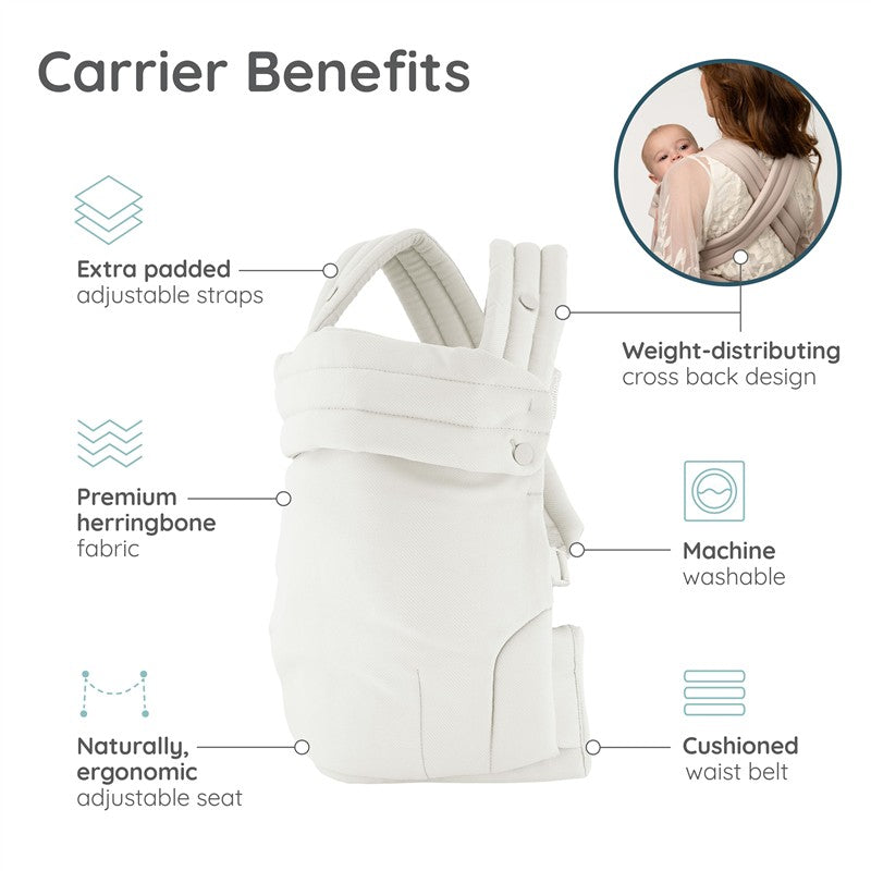 Infantino Honey Blossom Baby Carrier - Vanilla Bloom Image 3