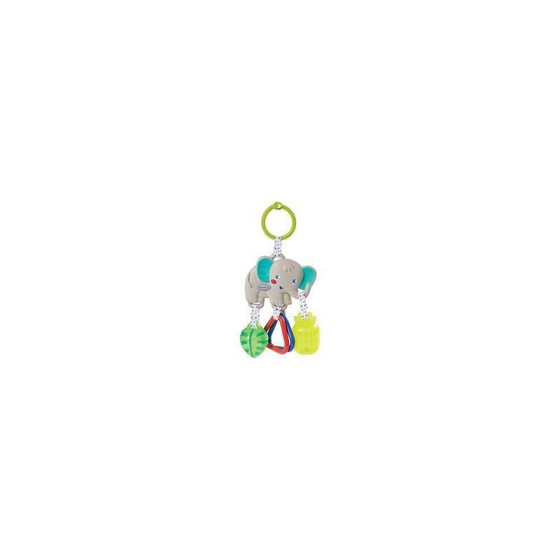 Infantino - Jingle Charms Rattle - Elephant Gray - Baby Toy Image 1