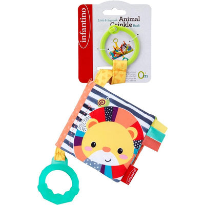 Infantino - Link & Crinkle Animal Counting Book Image 1