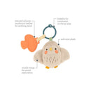 Infantino Mini Plushy Pal & Teether - Olive the Owl Image 5