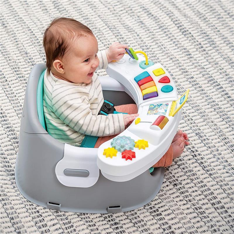 Infantino Music & Lights 3-In-1 Discovery Seat & Booster, Infant Activity Seat and Feeding Chair Image 6