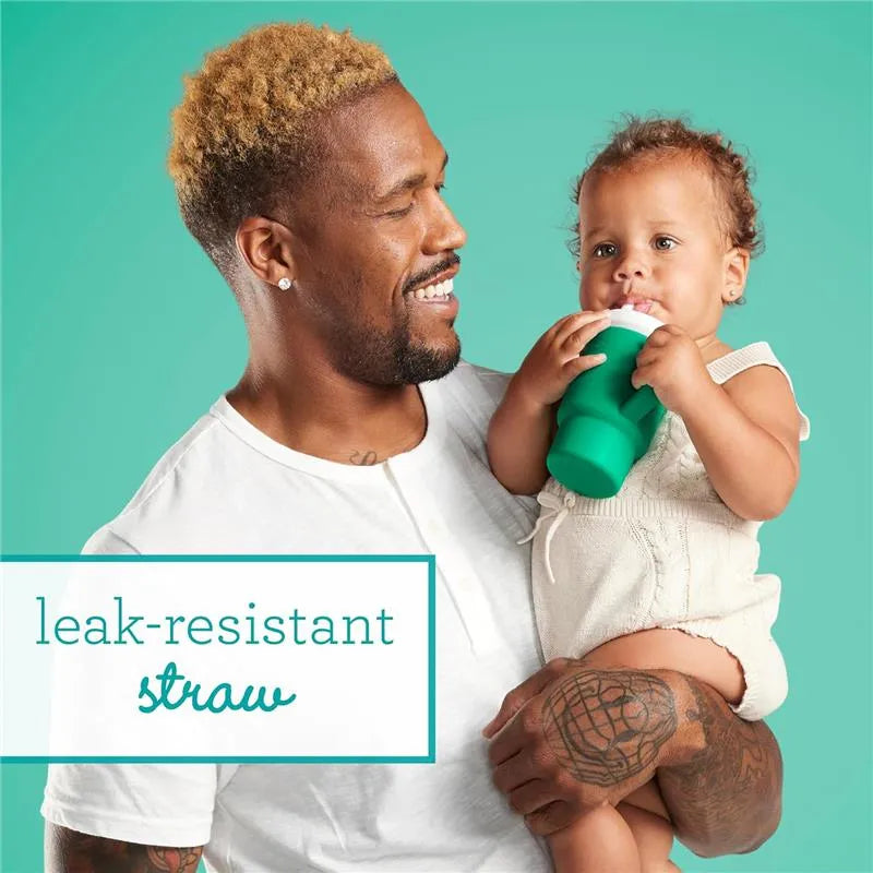 Infantino - My 1St Tumbler - Soft Silicone 9 Oz, Alpine Image 5