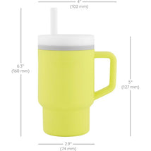 Infantino - My 1St Tumbler - Soft Silicone 9 Oz, Citrus Image 2