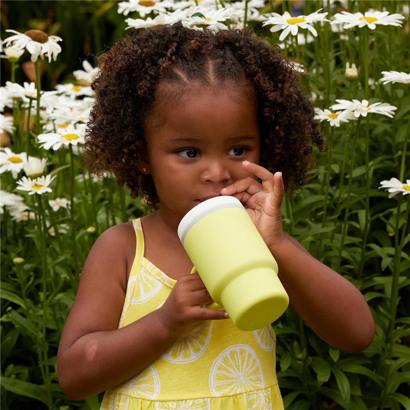 Infantino - My 1St Tumbler - Soft Silicone 9 Oz, Citrus Image 9