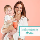 Infantino - My 1St Tumbler - Soft Silicone 9 Oz, Creamsicle Image 3