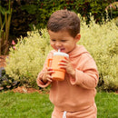 Infantino - My 1St Tumbler - Soft Silicone 9 Oz, Creamsicle Image 6