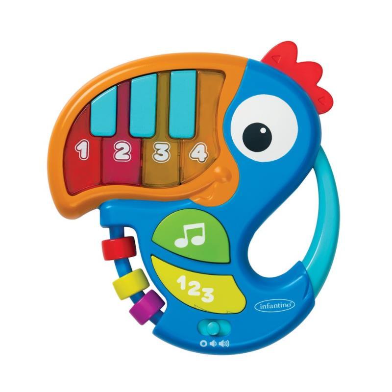 Infantino Piano & Numbers Learning Toucan Image 1