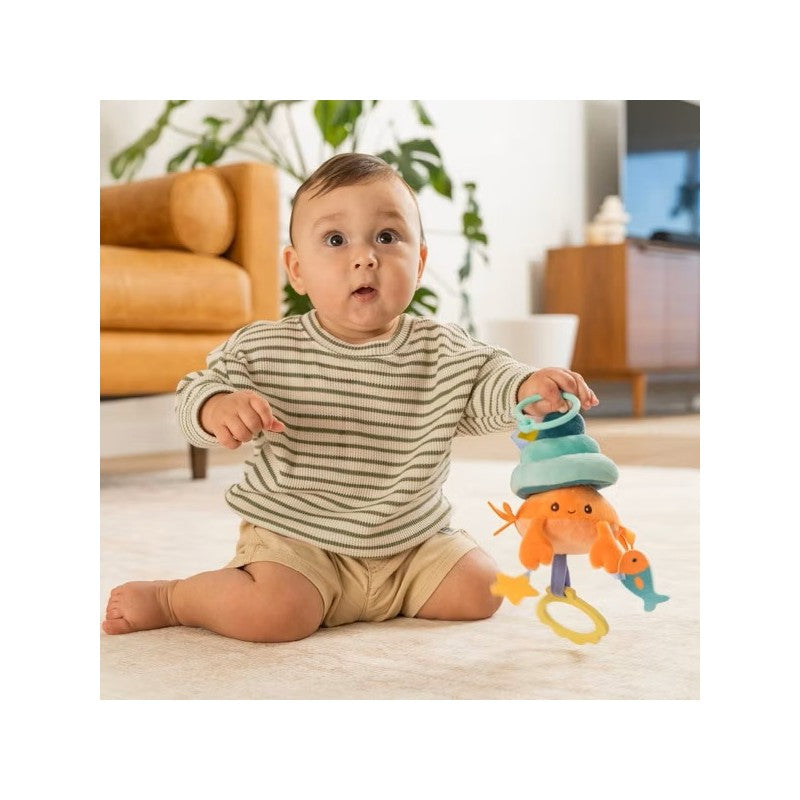 Infantino Pull & Shake Jittery Pal - Cricket the Crab Image 7