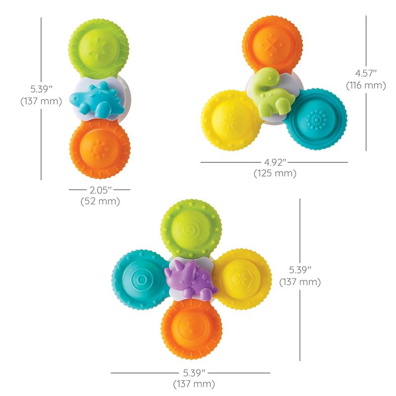 Infantino - Silicone Bath Pop Spinners Image 3