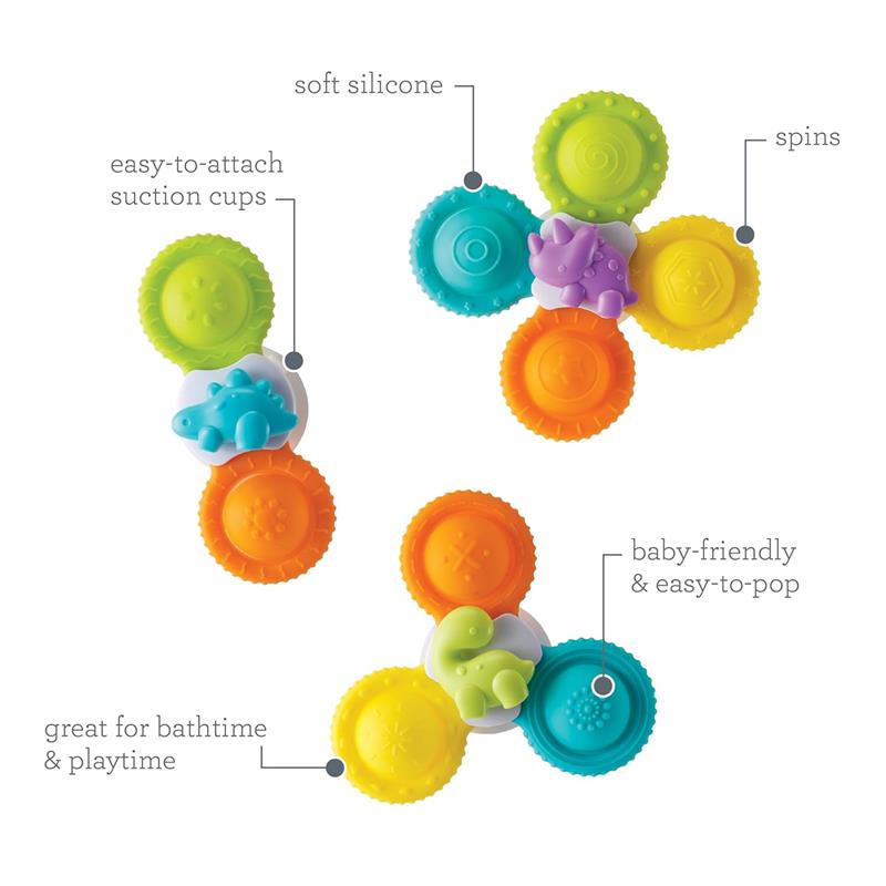 Infantino - Silicone Bath Pop Spinners Image 4