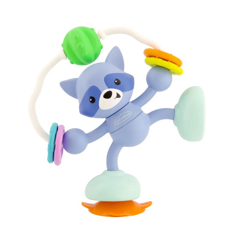 Infantino - Stick & Spin Pal, Raccoon Image 1