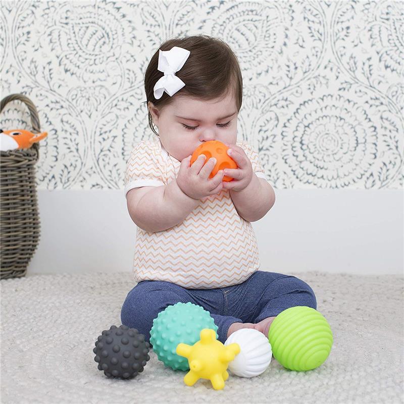 Infantino Textured Multi Ball Set, Multicolor Image 2