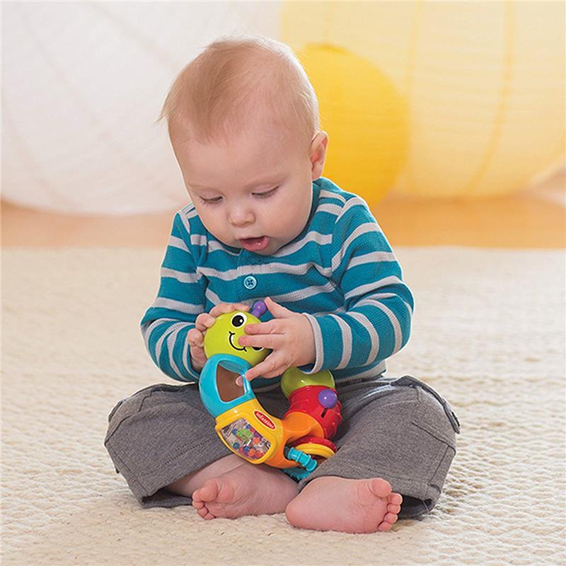 Infantino Topsy Turvy Twist and Play Caterpillar Rattle, Multicolor Image 5