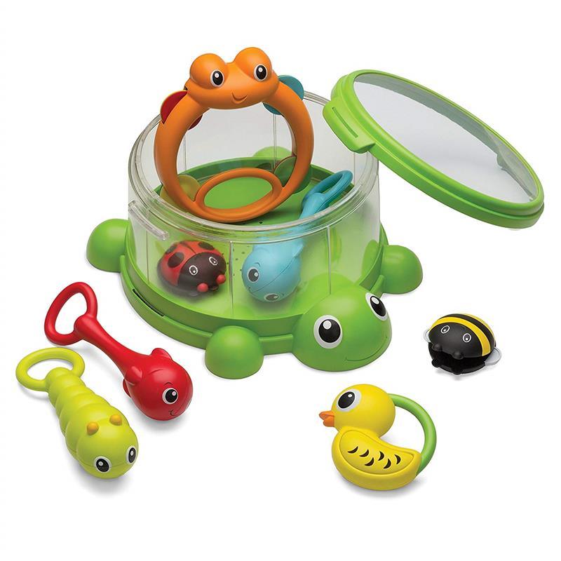 Infantino Turtle Cover Band 8-Piece Percussion Set, Multicolor Image 1