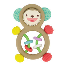 Infantino - Wee Wild Ones - Busy Lil' Sensory Rattle, Monkey Image 1