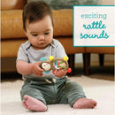 Infantino - Wee Wild Ones - Busy Lil' Sensory Rattle, Monkey Image 4