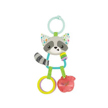 Infantino - Wee Wild Ones Jingle Charms Rattle, Raccoon Image 1