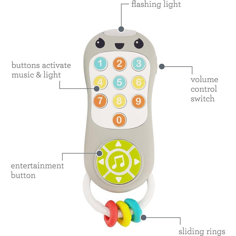 Infantino - Wee Wild Ones Music & Light Pretend Remote Control Image 3