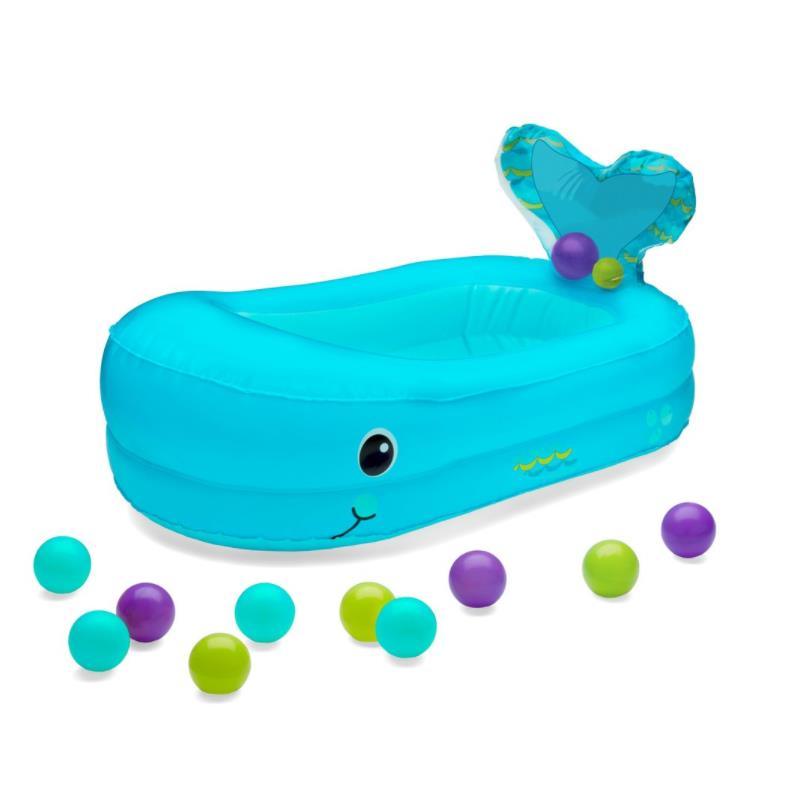 Infantino Whale Bubble Ball Inflatable Bath Tub Image 1