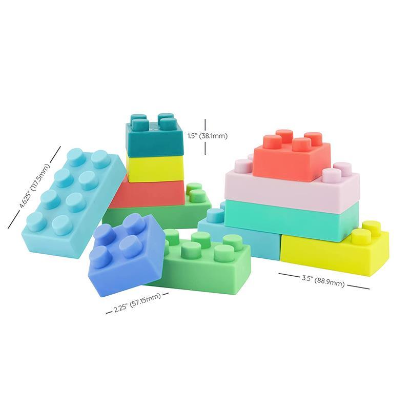 Infantino - Wwo Super Soft 1St Building Blocks Image 7