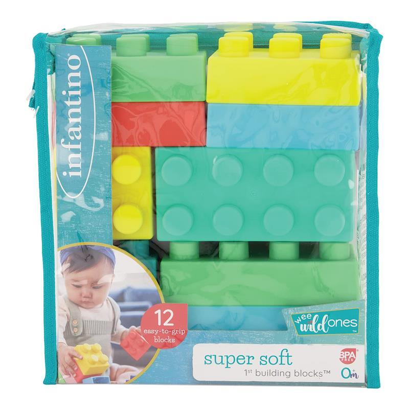 Infantino - Wwo Super Soft 1St Building Blocks Image 8