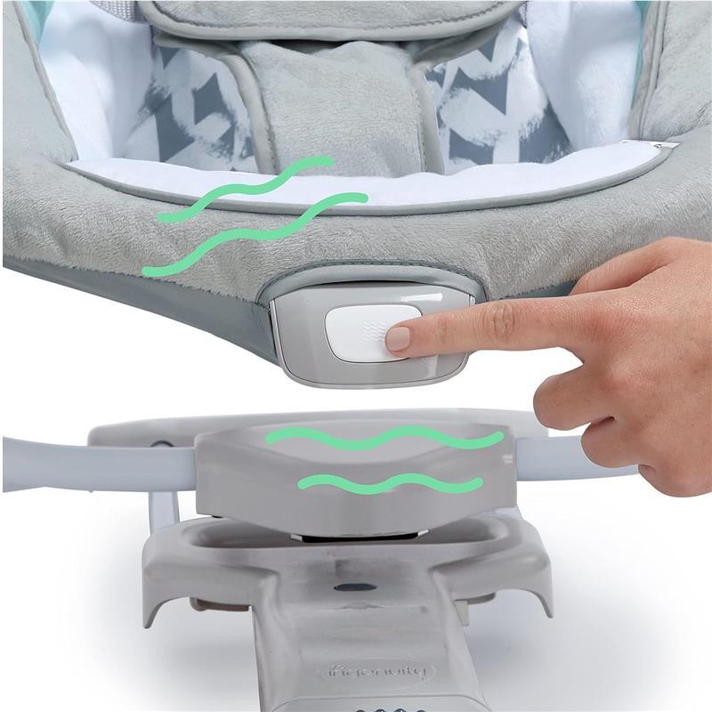 Ingenuity - ConvertMe 2-in-1 Compact Portable Automatic Baby Swing & Infant Seat, Raylan Image 7