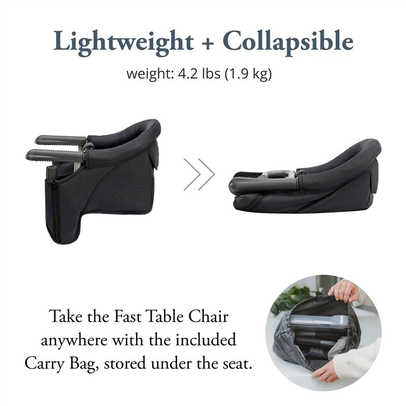 Inglesina Fast Table Chair - Black Image 4