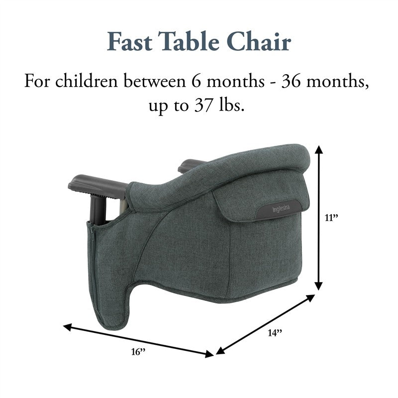 Inglesina - Fast Table Chair, Charcoal Gray Melange Image 3