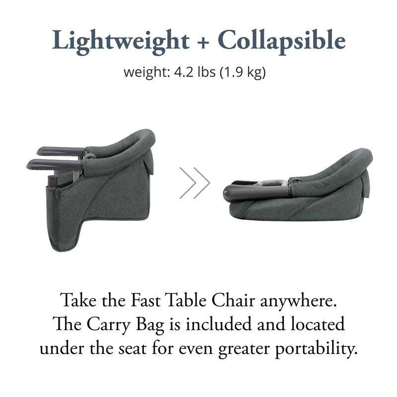 Inglesina - Fast Table Chair, Charcoal Gray Melange Image 4