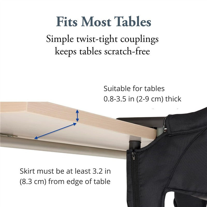 Inglesina - Fast Table Chair, Charcoal Gray Melange Image 5
