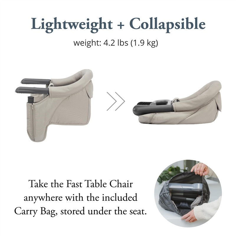 Inglesina Fast Table Chair - Cream Image 4