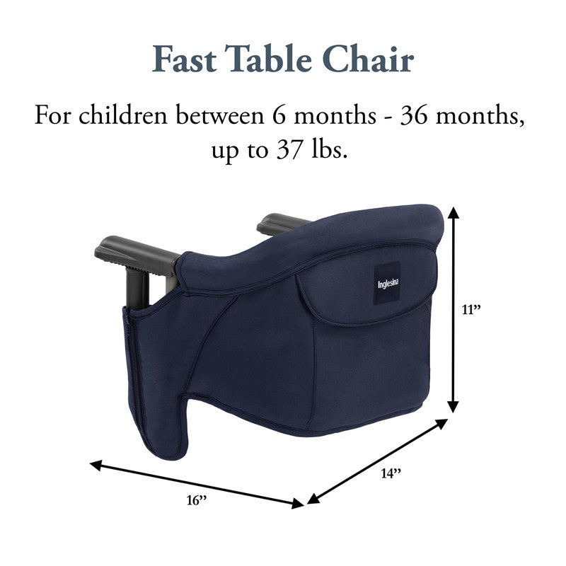 Inglesina Fast Table Chair - Navy Image 3